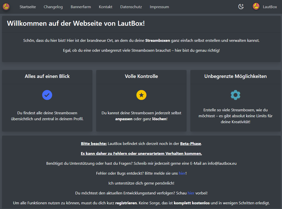 Klassische Lautbox Vorschau